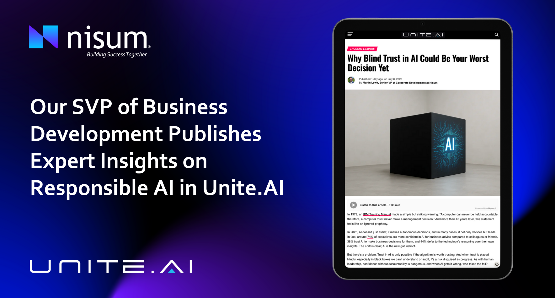 Navigating Responsible AI: Insights from Our SVP of Business Development