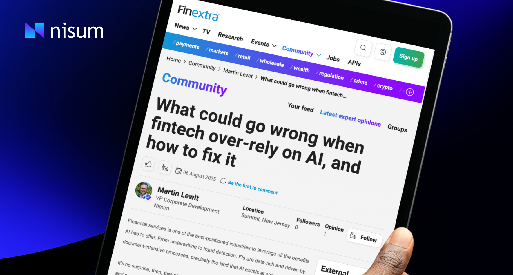 Balancing AI innovation with responsibility in fintechs is key to prevent over-reliance and ensure sustainable growth. Discover frameworks for safe AI use.